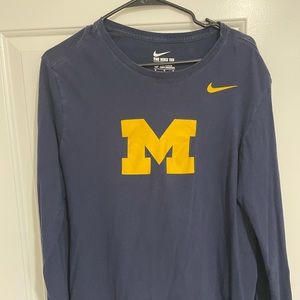 Michigan Nike Long Sleeve Tee